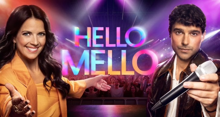 "Hello Mello" bild med Eric Saade och Malin Olsson